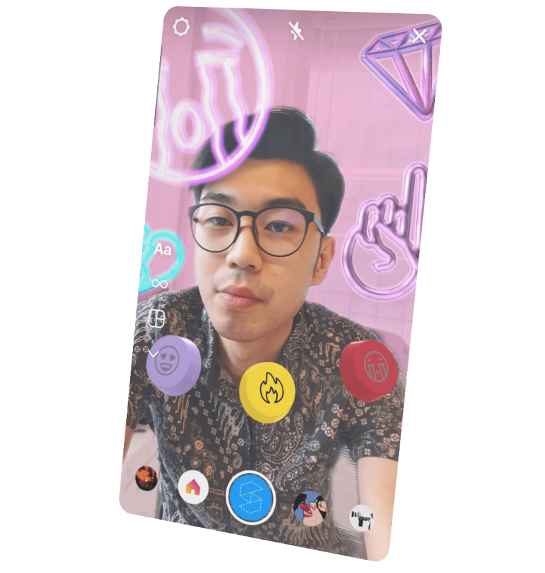 AR エフェクト