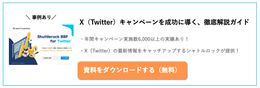 X (X (Twitter) )  インスタントウィン 資料