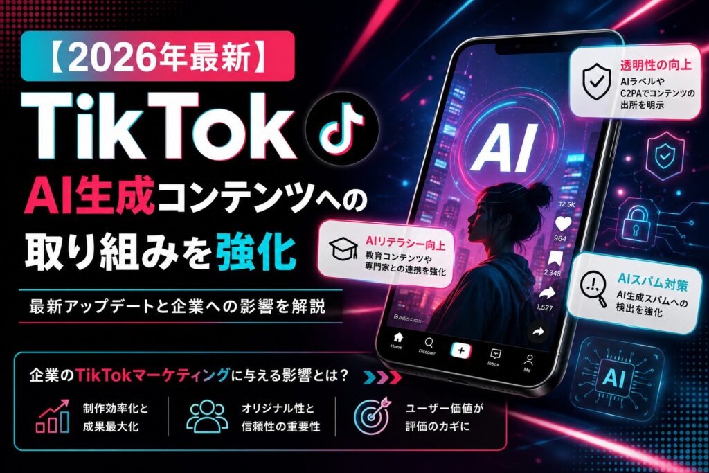 TikTok AI 生成コンテンツ 最新アップデート